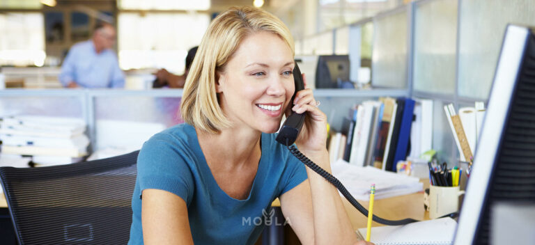 Client discussing business lending solution